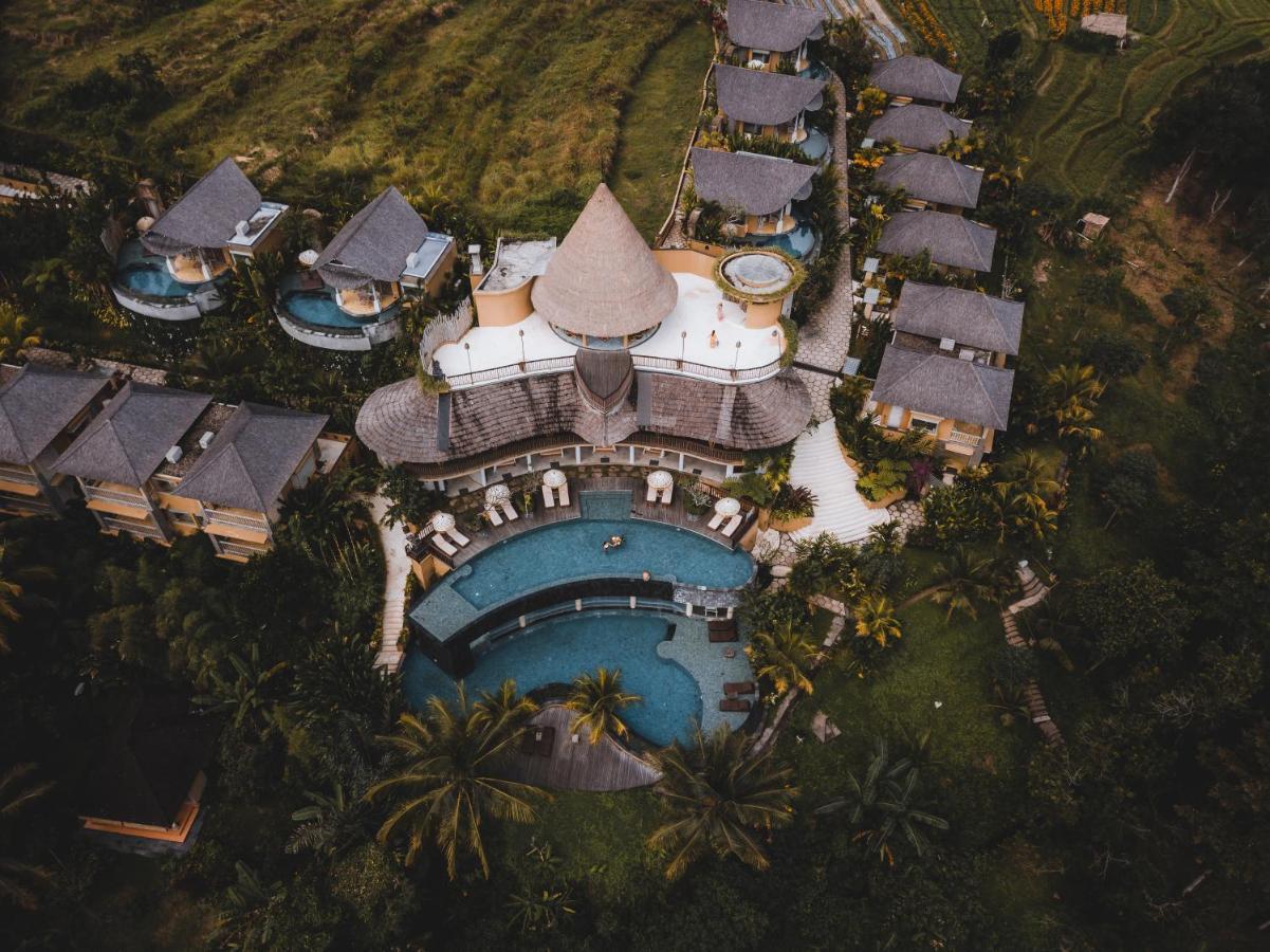Wapa Di Ume Sidemen Hotell Exteriör bild Aerial view of the resort