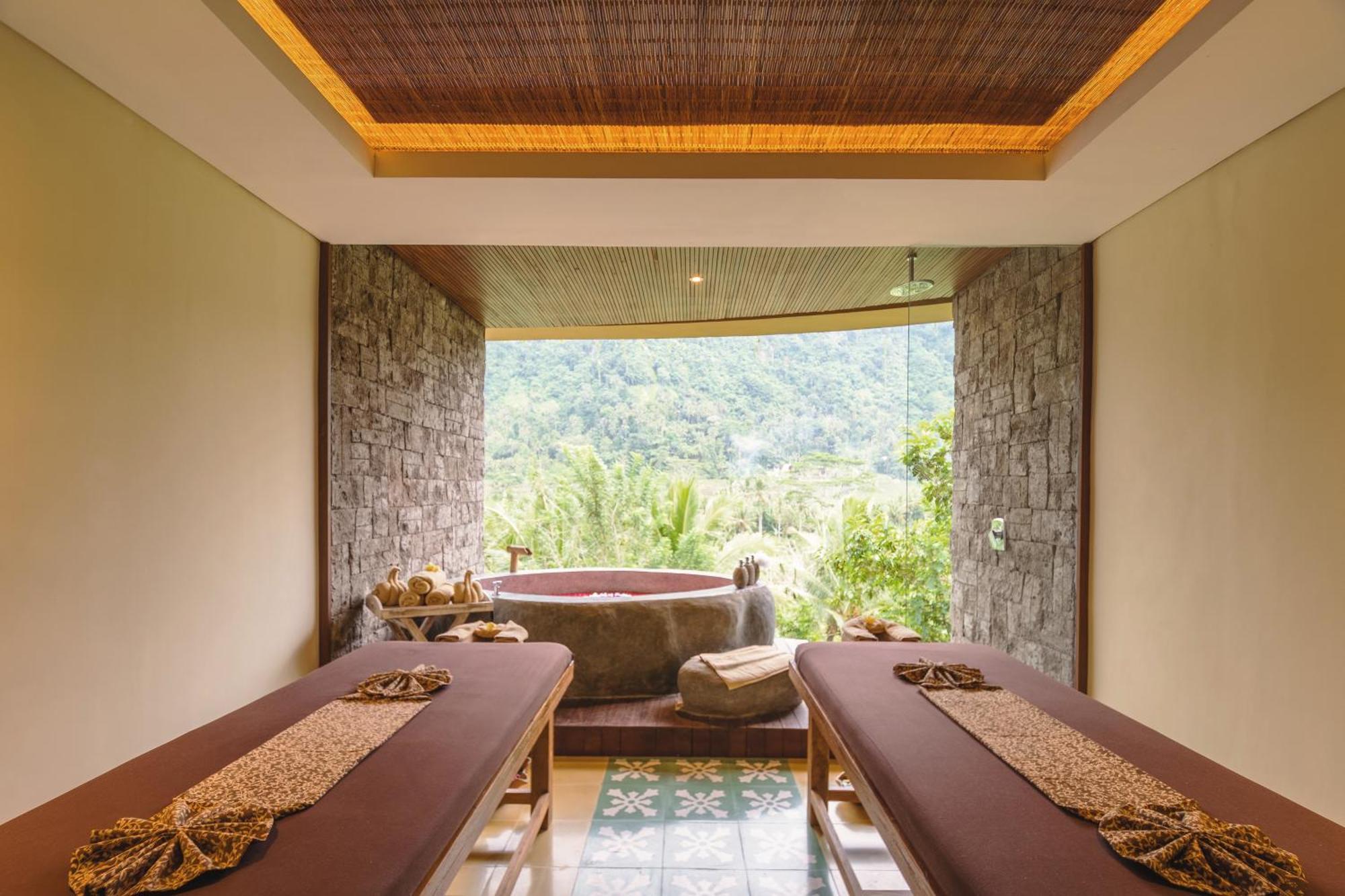 Wapa Di Ume Sidemen Hotell Exteriör bild Spa at The Valley of the Winds