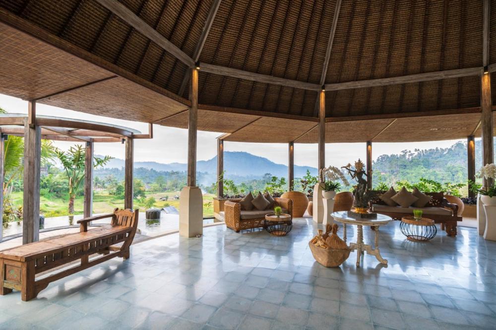 Wapa Di Ume Sidemen Hotell Exteriör bild The lobby at the resort